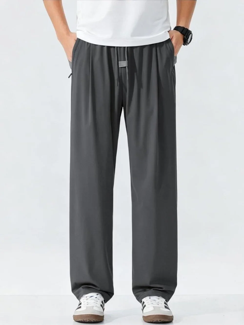 Lightweight Men's Summer Sweatpants | Cooling Touch, Straight Leg, Stretchy, 2